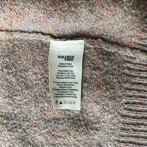 ARITZIA | Wilfred Free Aronson Wool Blend Open Cardigan in Speckled Rose Pink S - Picture 11 of 16